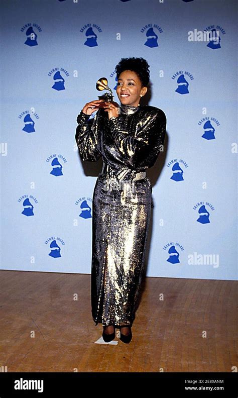 Anita Baker At The 29th Annual Grammy Awards On February 24 1987 At