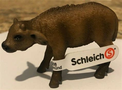 Schleich African Water Buffalo Calf Wild Animal Figure Retired 14641