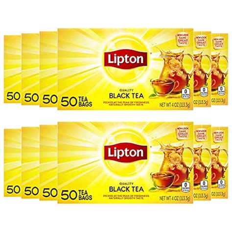 Lipton Tea Bags For A Naturally Smooth Taste Black Tea Can Help Support