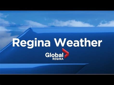 Regina int'l airport 10:19 pm cst thursday 25 march 2021. Global Regina Weather Forecast (April 20, 2017) - YouTube