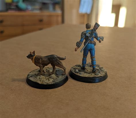 Sole Survivor And Dogmeat Ontabletop Home Of Beasts Of War