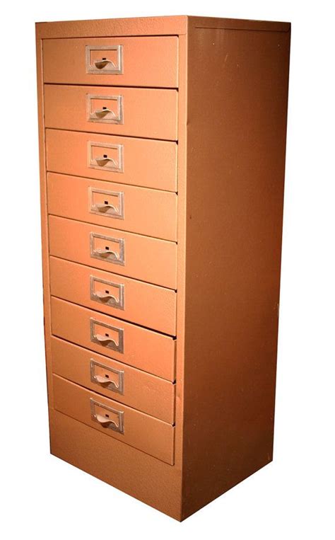 Vintage Industrial Flat File Cabinet Mid Century Office Etsy