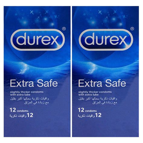 Pack Of 2 Durex Condom Extra Safe 12s Wellexy