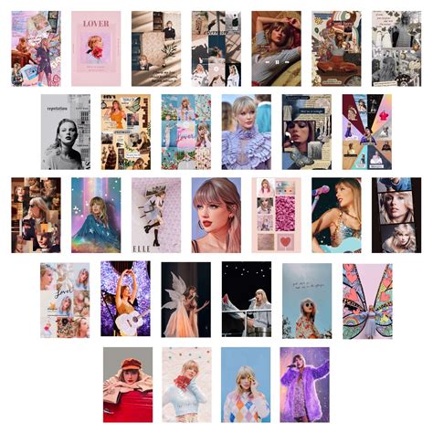 Buy Unquote Taylor Swift Collection s | Set of 30 | 4x6 inch each, Wall