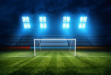 Laeacco Bright English Football Soccer Field View Photography Backdrops