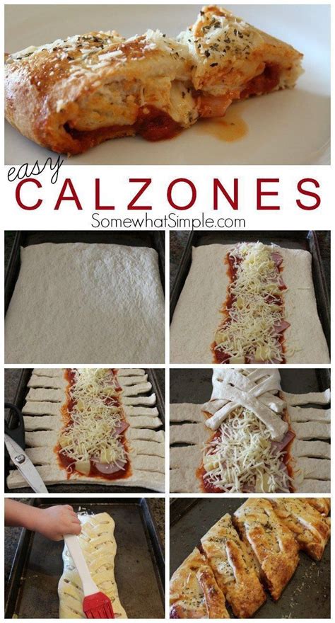 Homemade Calzone Recipe Recipe Calzone Recipe Recipes