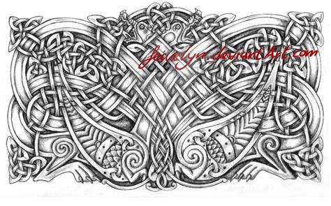 Celtic Dragons Viii By Feivelyn On Deviantart
