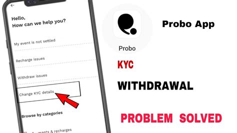 Probo App Kyc Change Process How To Withdrawal Money Probo App New