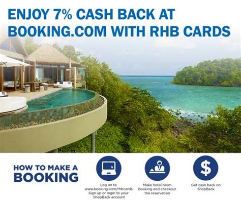 Activating your card is quick and easy. RHB Credit Card Promotion - Enjoy 7% Cash Back at Booking.com