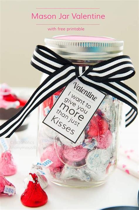 45 Crafty Cute Mason Jar Ideas For Valentines Day Ting And Décor
