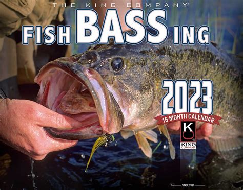 2023 Bass Fishing Calendar Cover 