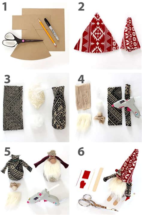 How To Make Easy Diy Gnomes Free Pattern Be Brave And Bloom