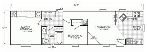 1970 Single Wide Mobile Home Floor Plans Floorplansclick