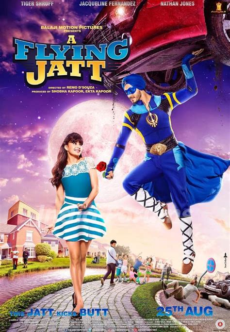 Poster Of Movie A Flying Jatt Starring Tiger Shroff And Jacqueline
