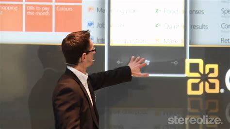 Microsoft interactive Presentation on Cebit 2011 || Ventuz - YouTube