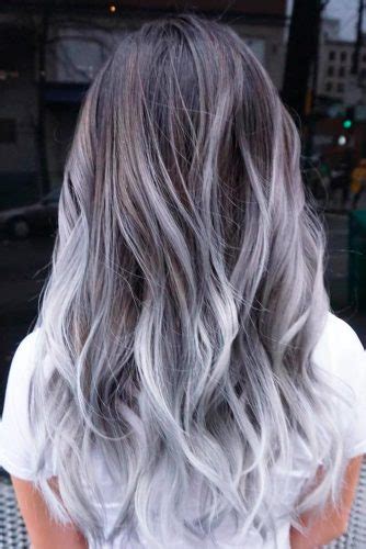 The only trouble is if you have blonde hair, it is hard to choose the right blonde that is noticeably different a gray ombré also has a chic and edgy vibe to it because of the stark contrast of the color and your hair. 17 Grey Ombre Hair Ideas To Try In 2019 ~ New Hairstyles