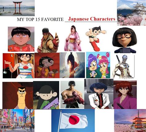 My Top 15 Favorite Japanese Characters By Smoothcriminalgirl16 On