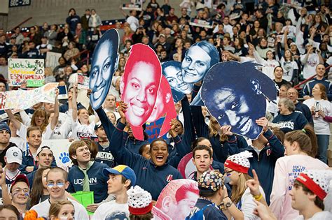 The uconn huskies women's basketball team is the college basketball program representing the university of connecticut in storrs, connecticut. Student fans display cutouts of members of the women's ...