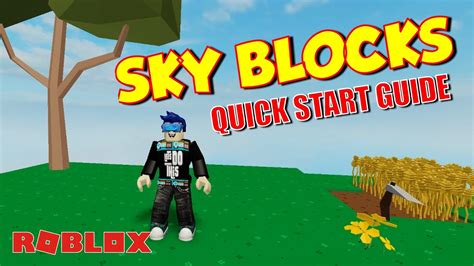 Roblox Sky Blocks Gameplay Best Way To Get Resources Fast Youtube