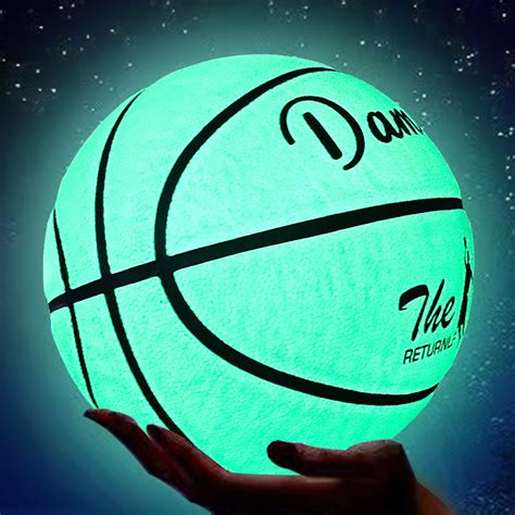 Glow In The Dark Led Basketball Set And Luminous Net Woowooh
