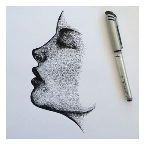 Concepción Allamand Dots Drawing Copied Dots Drawing Pointillism