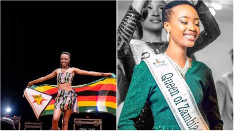 Zimbabwean Beauty Nokutenda Marumbwa Crowned Miss Queen Of Zambia