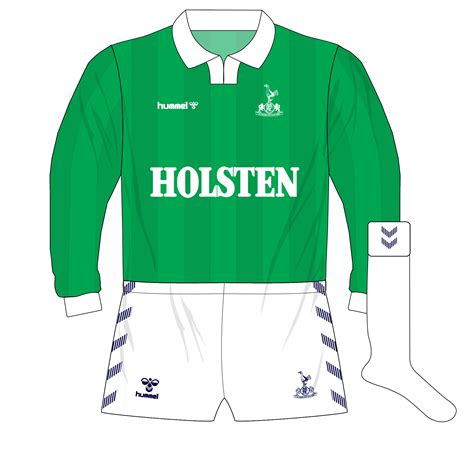 Tottenham Hotspur Spurs Hummel 1985 1986 Green Goalkeeper Kit Jennings
