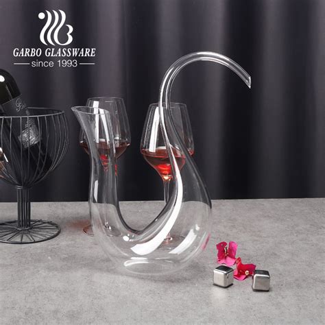 Retail T Wine Carafes Whisky Carafe Glass Decanter Special Swan Shape Clear Glasses Decanters