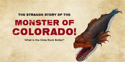 Slide Rock Bolter True Story Behind The Monster Of Colorado Morbid