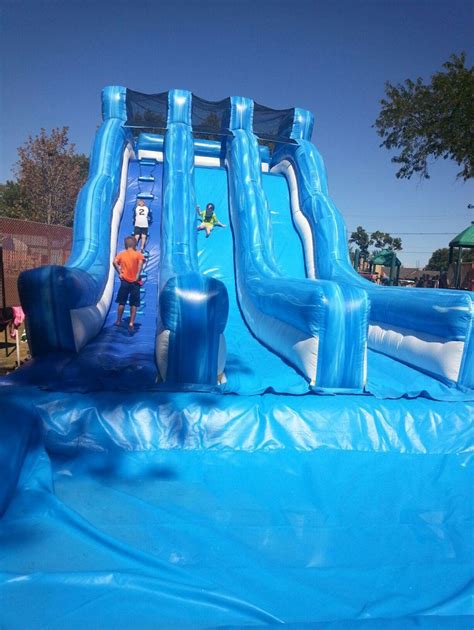 Big Blue Water Slide
