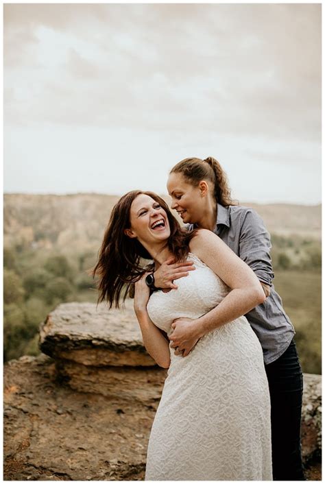 Kissing On Cliffs And Waterfall Frolics In This Epic Engagement Shoot Love Inc Mag