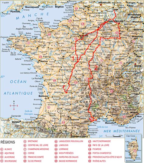 Carte De France Routiere Avec Villes Voyage Carte Plan Images