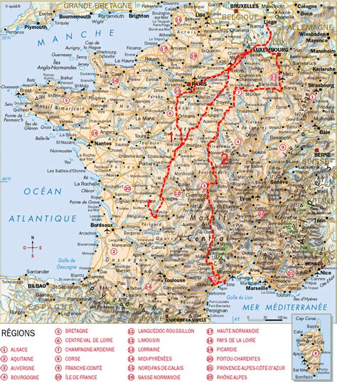 Carte france départements vous propose des cartes de france et de tous les départements gratuitement. Carte de France détaillée • Voyages - Cartes