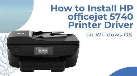 How To Install Hp Officejet 5740 Printer Driver On Windows Youtube