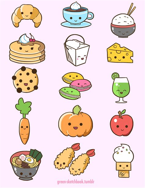 Japanese Candy Subscription Box Cute Food Drawings