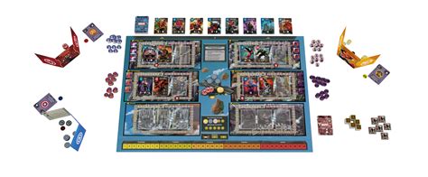 Marvel Battlegrounds (COM INSERT + SLEEVES) - Bucaneiros Jogos - Board Games (Jogos de Tabuleiro ...