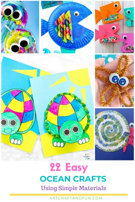 Easy Ocean Crafts For Kids