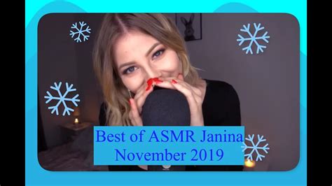 Best Of Asmr Janina November 2019 20 Minutes Youtube