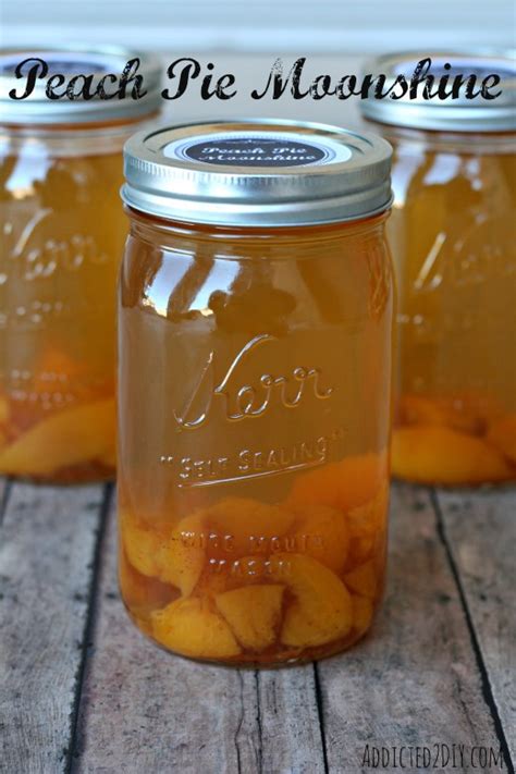 This is how my family has done it for generations. Peach Pie Moonshine - Addicted 2 DIY