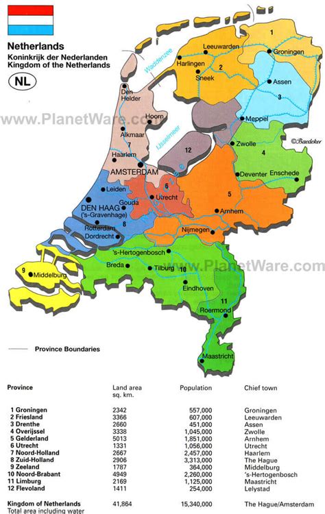Map of the netherlands (political). Netherlands Map