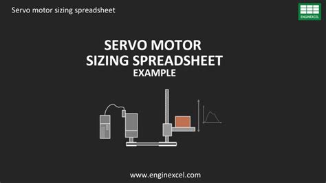 Servo Motor Sizing Spreadsheet Example Enginexcel Spreadsheets