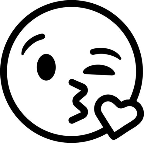 Kissy Face Emoji Clip Art