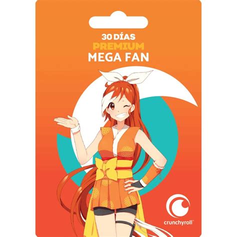 Crunchyroll Premium Mega Fan 12 Meses Scheda Up