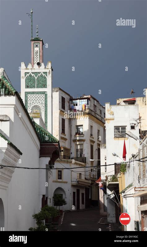 Street In The Medina Of Tangier Morocco Stock Photo Alamy