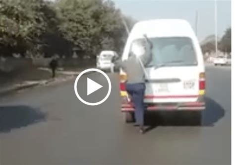 Watch This Zrp Officer Clinging Onto Moving Kombi Nehanda Tv