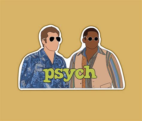 Psych Tv Show Sticker Comedy Tv Show Sticker Shawn And Gus Etsy