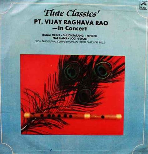 Buy Vijay Raghav Rao Flute Classics Pmlp 1488 Lp Record Online At