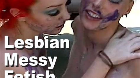 Cheri Rose Mort Katrina Cane Lesbian Messy Fetish Femdom Bondage