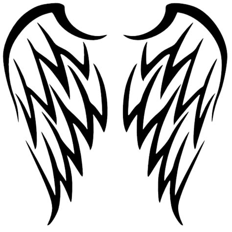 Download Tattoo Sleeve Tribe Tattoos Wing Lower Back Wings Hq Png Image