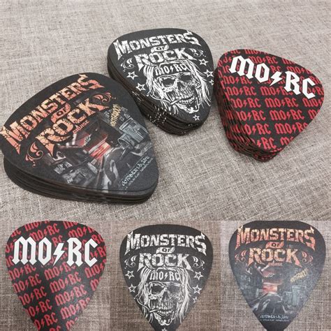 Custom Giant Guitar Pick Coasters Exclusively Provided By Brand O